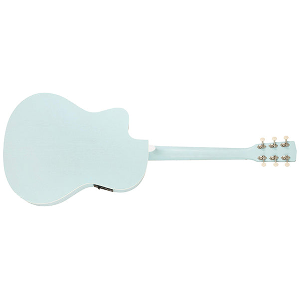 Cort Jade Classic Cutaway Body Mahogany Acoustic With Bag and Pickup - Sky Blue Open Pore