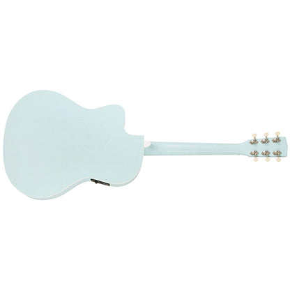 Cort Jade Classic Cutaway Body Mahogany Acoustic With Bag and Pickup - Sky Blue Open Pore
