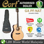 Cort GA PF Bevel Grand Auditorium Body Solid Sitka Spruce Top Acoustic Guitar With Bag - Natural Glossy