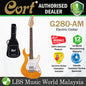 Cort G280 Select  Alder Body Rosewood Fretboard Electric Guitar With Bag - Amber (G 280 AM)