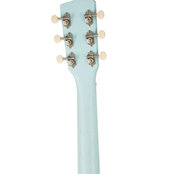 Cort Jade Classic Cutaway Body Mahogany Acoustic With Bag and Pickup - Sky Blue Open Pore