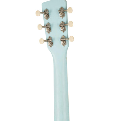 Cort Jade Classic Cutaway Body Mahogany Acoustic With Bag and Pickup - Sky Blue Open Pore