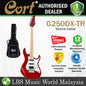 Cort G250DX American Basswood Body Maple Fretboard Electric Guitar With Bag - Trans Red (G250 DX）