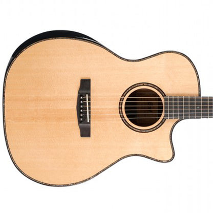 Cort GA PF Bevel Grand Auditorium Body Solid Sitka Spruce Top Acoustic Guitar With Bag - Natural Glossy