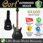 Cort KX100 Electric Guitar with Bag and Powersound Pickups Black Metallic (KX-100 KX 100)
