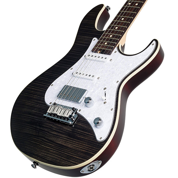 Cort G280 Select Alder Body Rosewood Fretboard Electric Guitar with Bag - Trans Black (G 280 TB)