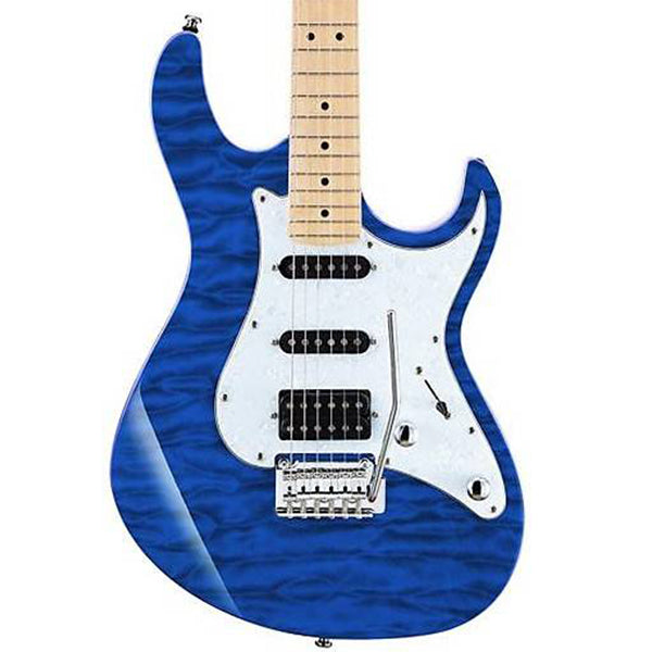 Cort G250DX American Basswood Body Maple Fretboard Electric Guitar With Bag - Trans Blue (G250 DX）