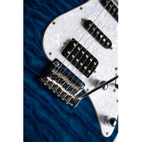 Cort G250DX American Basswood Body Maple Fretboard Electric Guitar With Bag - Trans Blue (G250 DX）