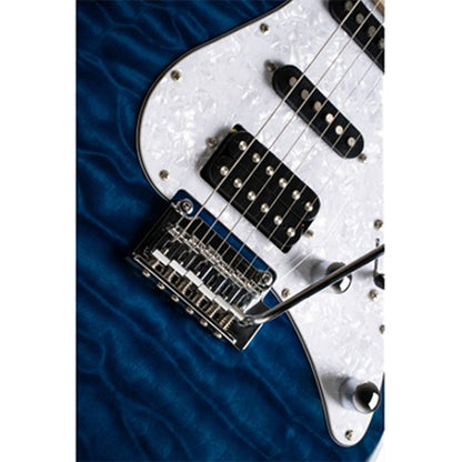 Cort G250DX American Basswood Body Maple Fretboard Electric Guitar With Bag - Trans Blue (G250 DX）