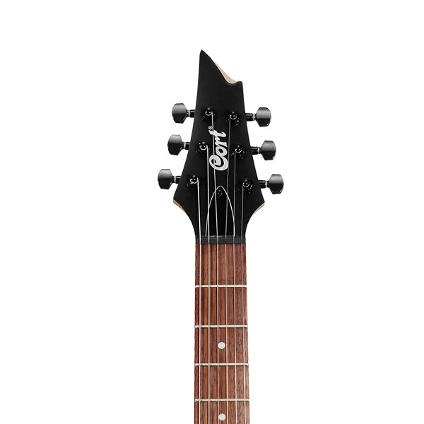 Cort KX100 Electric Guitar with Bag and Powersound Pickups Black Metallic (KX-100 KX 100)