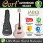 Cort JADE2 Classic Body Solid Spruce Top Acoustic Guitar with Bag - Pale Pink Metalic (JADE 2)