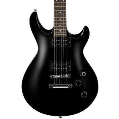 Cort M200 Double Cutaway Mahogany Powersound HH Pickup Black Electric Guitar (M 200)