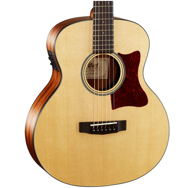 [Discontinued] Cort Little CJ 3/4 Jumbo Body Solid Sitka Spruce Top Acoustic Guitar With Bag - Open Core
