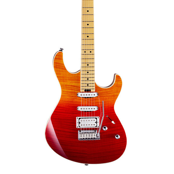 Cort G280DX Double Cutaway Bolt On Flamed Maple Top HSS Pickup Java Sunset Electric Guitar (G280 DX)