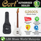 Cort G260CS Double Cutaway Bolt On Swamp Ash SSH Pickup Olympic White Electric Guitar (G 260CS)