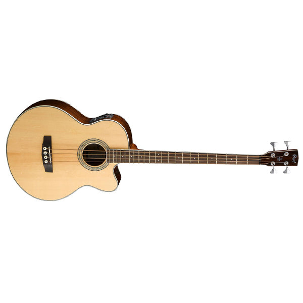 Cort SJB6FX Super Jumbo body shape Solid Sitka Spruce Top Acoustic Bass Guitar with Pickup (SJB6 FX)