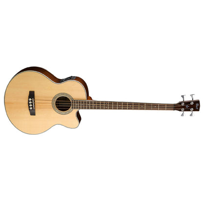 Cort SJB6FX Super Jumbo body shape Solid Sitka Spruce Top Acoustic Bass Guitar with Pickup (SJB6 FX)