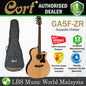 Cort GA5F-ZR Grand Auditorium Solid European Spruce Top Acoustic Guitar with Bag (GA5FZR GA5F ZR)