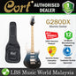 Cort G280DX Double Cutaway Bolt On Flamed Maple Top HSS Pickup Nordic Night Electric Guitar (G280 DX)