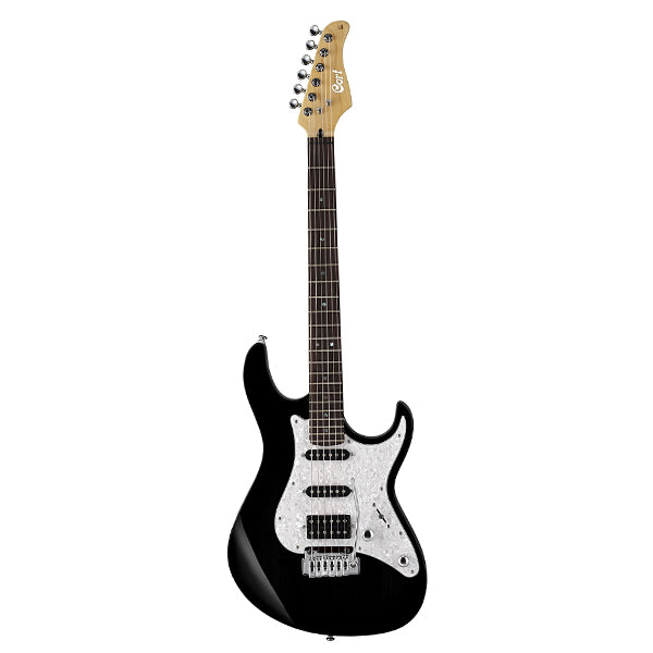 Cort G250 Double Cutaway Bolt On Basswood SSH Pickup Black Electric Guitar (G 250)