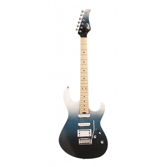 Cort G280DX Double Cutaway Bolt On Flamed Maple Top HSS Pickup Nordic Night Electric Guitar (G280 DX)