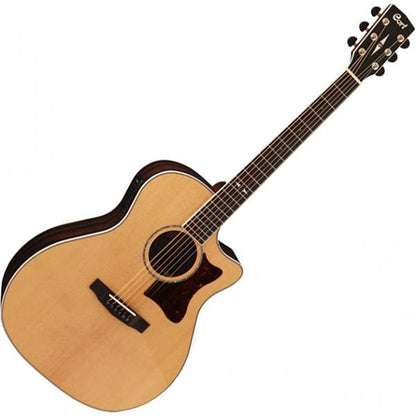 Cort GA5F-ZR Grand Auditorium Solid European Spruce Top Acoustic Guitar with Bag (GA5FZR GA5F ZR)