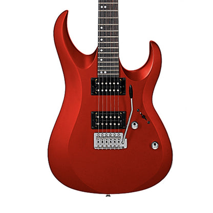 [Discontinued] Cort X-1 Double Cutaway Bolt On Powersound HH Pickup Red Electric Guitar (X1 X 1)