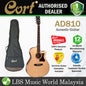 Cort GA10F Grand Auditorium Solid European Spruce Top Acoustic Guitar (GA 10F)