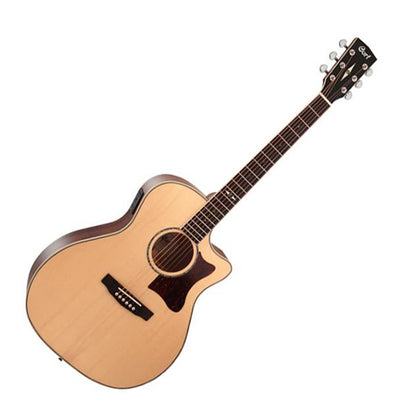 Cort GA10F Grand Auditorium Solid European Spruce Top Acoustic Guitar (GA 10F)