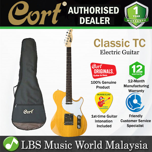 Cort Classic TC Single Cutaway Bolt On Ash Single Coil Pickup Electric Guitar (ClasssicTC)