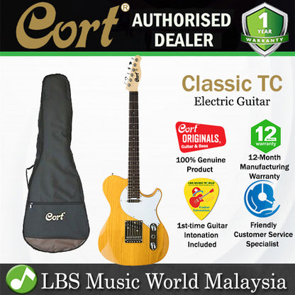 Cort Classic TC Single Cutaway Bolt On Ash Single Coil Pickup Electric Guitar (ClasssicTC)
