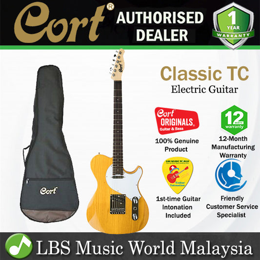 Cort Classic TC Single Cutaway Bolt On Ash Single Coil Pickup Electric Guitar (ClasssicTC)