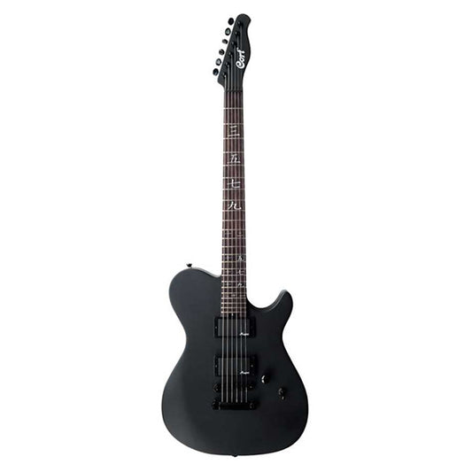 Cort M-Jet Single Cutaway American Basswood HHS Matt Black Electric Guitar (MJet M Jet)