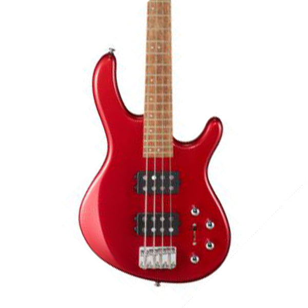 Cort Action HH4 4 String Double Cutaway Bolt On Meranti Bloody Red Metallic Electric Bass Guitar