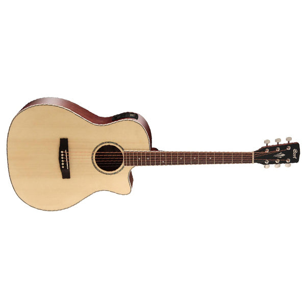 Cort GA-MEDX Grand Auditorium Cutaway Spruce Top Acoustic Guitar with Bag (GAMEDX GA MEDX)