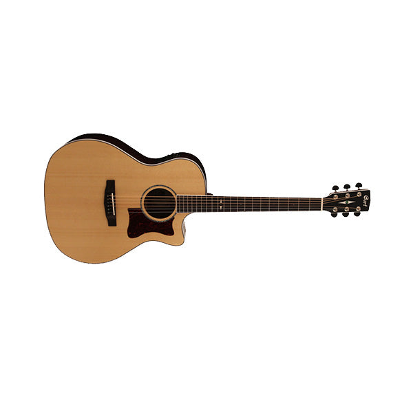 Cort GA5F-MD Grand Auditorium Solid European Spruce Top Acoustic Guitar with Bag (GA5FMD GA5F MD)