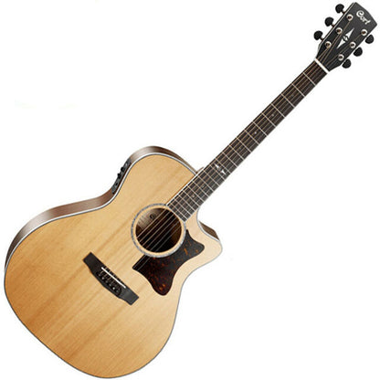 Cort GA5F-MD Grand Auditorium Solid European Spruce Top Acoustic Guitar with Bag (GA5FMD GA5F MD)