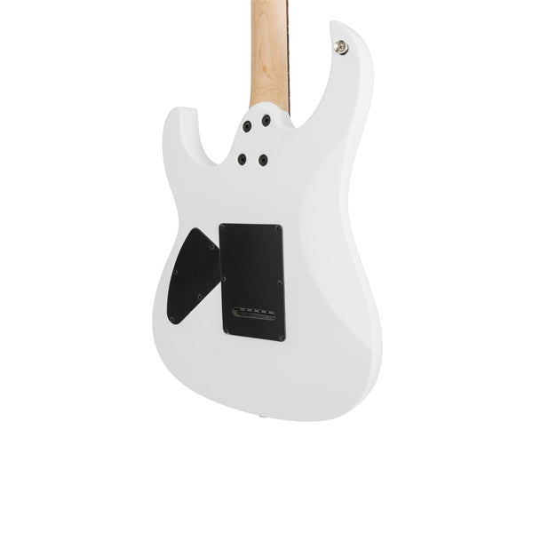 [Discontinued] Cort X-2 Double Cutaway Solid Maple Bolt on Basswood HH Pickup White Electric Guitar (X2 X 2)