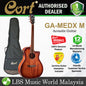 Cort GA-MEDX Grand Auditorium Cutaway Spruce Top Acoustic Guitar with Bag (GAMEDX GA MEDX)