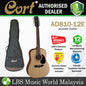 Cort AD810-12E Dreadnough Spruce Top Acoustic Guitar (AD81012E AD810 12E)