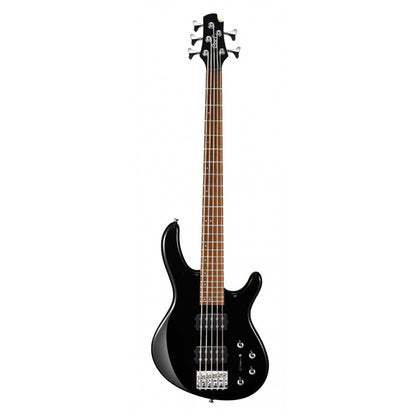 Cort Action HH5 5 String Double Cutaway Bolt On Meranti Die Cast Black Electric Bass Guitar