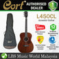 Cort L450CL Concert Solid African Mahogany Acoustic Guitar with Pickup (L450 CL)