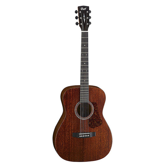 Cort L450CL Concert Solid African Mahogany Acoustic Guitar with Pickup (L450 CL)