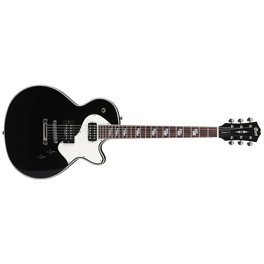 Cort Sunset I Single Cutaway Chambered Mahogany Maple Top HHS Pickup Electric Guitar Black