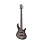 Cort Action V DLX 4 String Double Cutaway Bolt On Agathis Faded Gray Burst Electric Bass Guitar (VDLX)