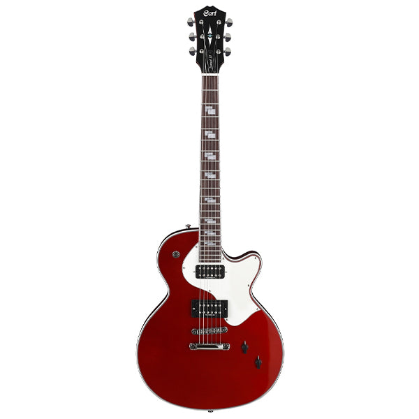 Cort Sunset II Single Cutaway Chambered Mahogany Maple Top HH Pickup Electric Guitar Candy Apple Red (SunsetII)