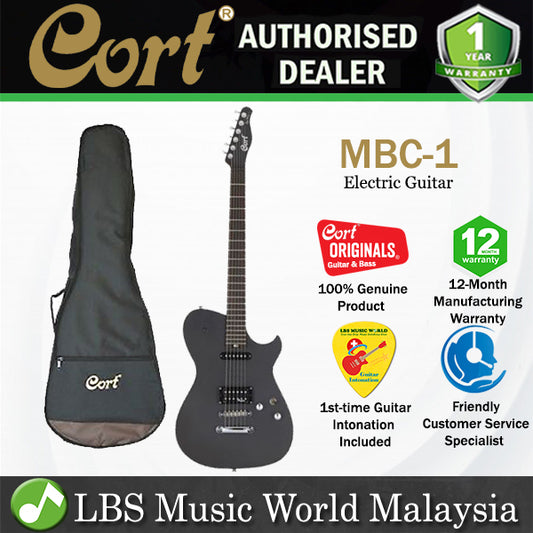 Cort MBC-1 Bolt On Single Cutaway Matt Matthew Bellamy Black HS Pickup Electric Guitar (MBC1 MBC 1)