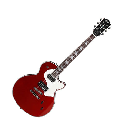 Cort Sunset II Single Cutaway Chambered Mahogany Maple Top HH Pickup Electric Guitar Candy Apple Red (SunsetII)