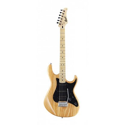 Cort G200DX Double Cutaway Bolt On Ash Powersound HSS Pickup Natural Electric Guitar