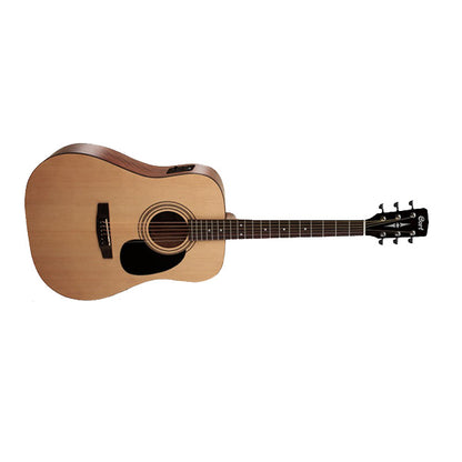 Cort AD810E Dreadnought Spruce Top Acoustic Guitar with Pickup Open Pore (AD 810E)